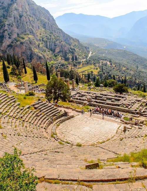 amphitheater in Delphi